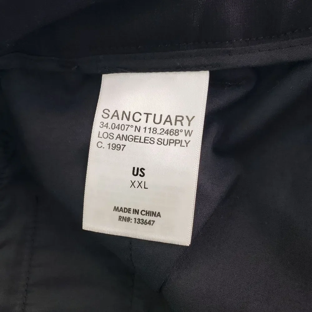 Sanctuary Men's Slim-Fit Pants Size XXL Active Trouser Black NWT - Picture 10 of 14